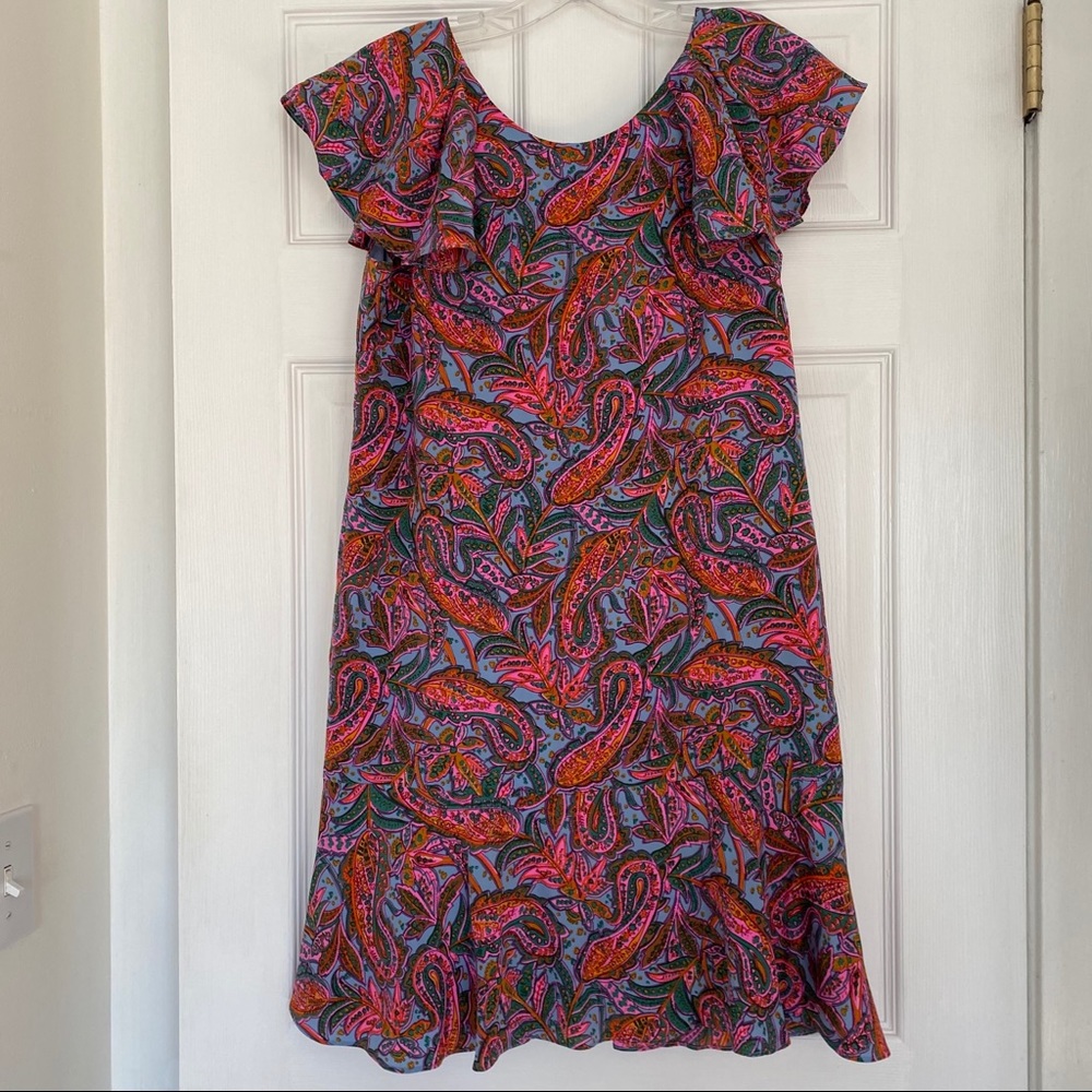 JCrew Silk Paisley Dress